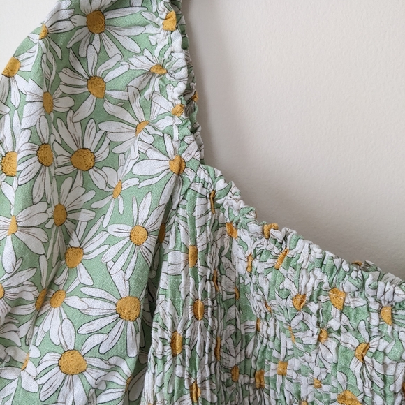 SOLD 🚨 ZARA Linen Blend Floral Mini Dress - Picture 4 of 5